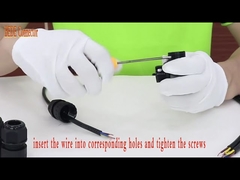 T 유형 5 핀 방수 전기 커넥터 케이블 접속점 상자 IP68 5 핀