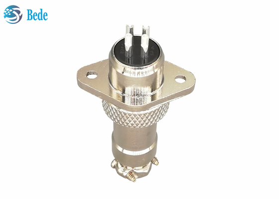 마름모꼴 플랜지 M12 3A 200V 군 원형커넥터 5 6 7 핀