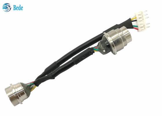 22AWG 와이어 게이지는 SCN2.54-6P 플러그로 여성 AC 500V에 남자인 케이블을 부드럽게 합니다