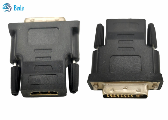 HDMI 암놈 커넥터 1688MB/s 고해상도에 남자인 DVI 어댑터들 DVI-D 24+1