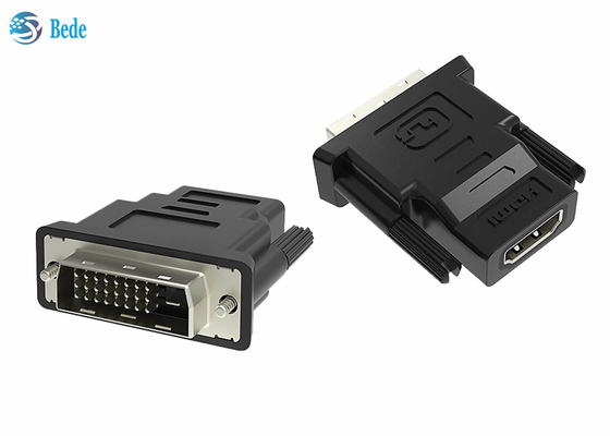 HDMI 암놈 커넥터 1688MB/s 고해상도에 남자인 DVI 어댑터들 DVI-D 24+1