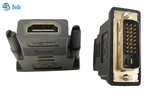 HDMI 암놈 커넥터 1688MB/s 고해상도에 남자인 DVI 어댑터들 DVI-D 24+1
