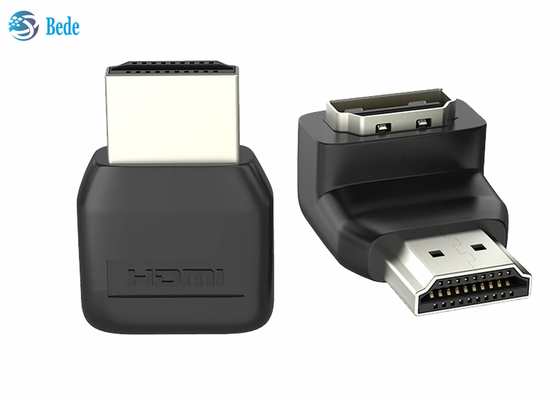 HDMI 연결기는 HDTV 랩탑 PS4 PS5 엑스박스에 대해 여성이 에 남자인 각도 어댑터 90 도를 바로잡습니다