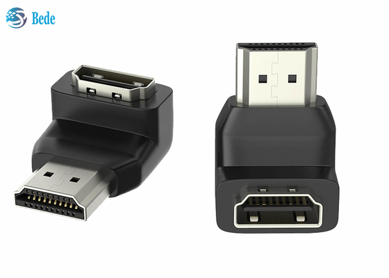 HDMI 연결기는 HDTV 랩탑 PS4 PS5 엑스박스에 대해 여성이 에 남자인 각도 어댑터 90 도를 바로잡습니다