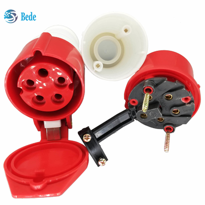 5 핀 산업적 플러그 & 소켓 산업 권력 연결기  IP44 AC380-415V 16A