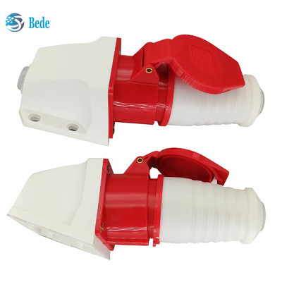특공대 연결관 마개와 소켓 IEC 60309 380-415V 16Amp 벽 설치 유형