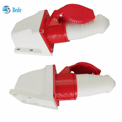남여 전기 소켓 4 핀 3P+E 380~415V 16Amp 벽 장착 유형 IP44