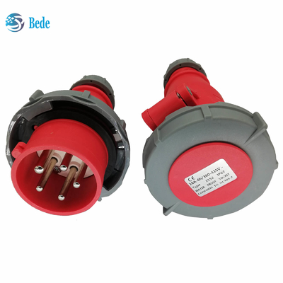 3P+N+E 산업적 플러그 & 소켓 5 핀  IP67 AC220-415V 16과 32 Amp 연결 타입