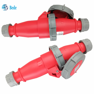 3P+N+E 산업적 플러그 & 소켓 5 핀  IP67 AC220-415V 16과 32 Amp 연결 타입