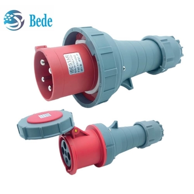 내구성 높은 전류 63A / 125 Amp 산업 플러그 및 소켓 3P + E IP67