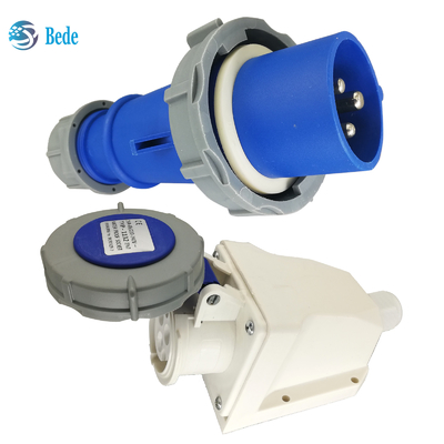 산업용 플러그 소켓 16Amp 220V-250V 3pin 벽 장착 유형 산업용 장비