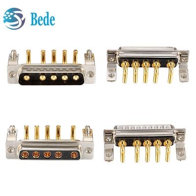 5W5 PCB를 위한 남성 및 여성 고전류 D-Sub 직각 커넥터