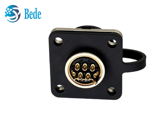 CM10 10pin DDK 평면 플랜지 IP67 용접기 종료와 함께 방수 원형 커넥터