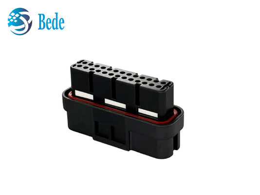 AMP 1473712-2 26 핀 2 줄 슈퍼 시일 자동차 ECU 커넥터 7 슬롯 6473711-1
