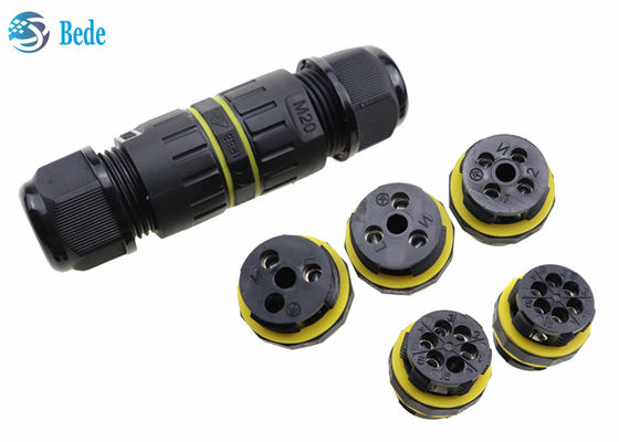 Ip68 M20 2핀 방수 와이어 커넥터 3 4 5 6 핀 2극 야외 및 수중 사용