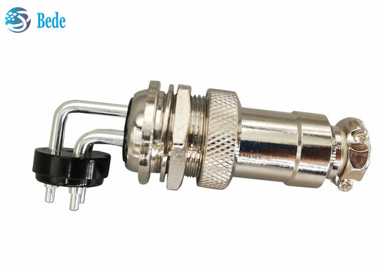 GX 20 2 3 4 핀 항공 커넥터 팔꿈치 남성 및 직선 여성 키트 패널 마운트 커넥터