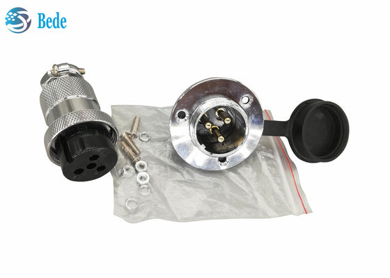 원형 플랜지 및 방진 덮개 8 9 10 12 핀 원형 커넥터 패널 장착용